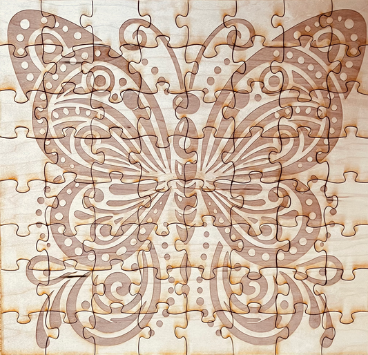 Butterfly Puzzle - 64 Piece